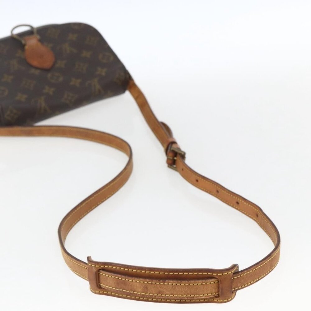 Authentic LOUIS VUITTON Monogram Saint Cloud MM Shoulder Bag M51243 LV - Picture 14 of 16